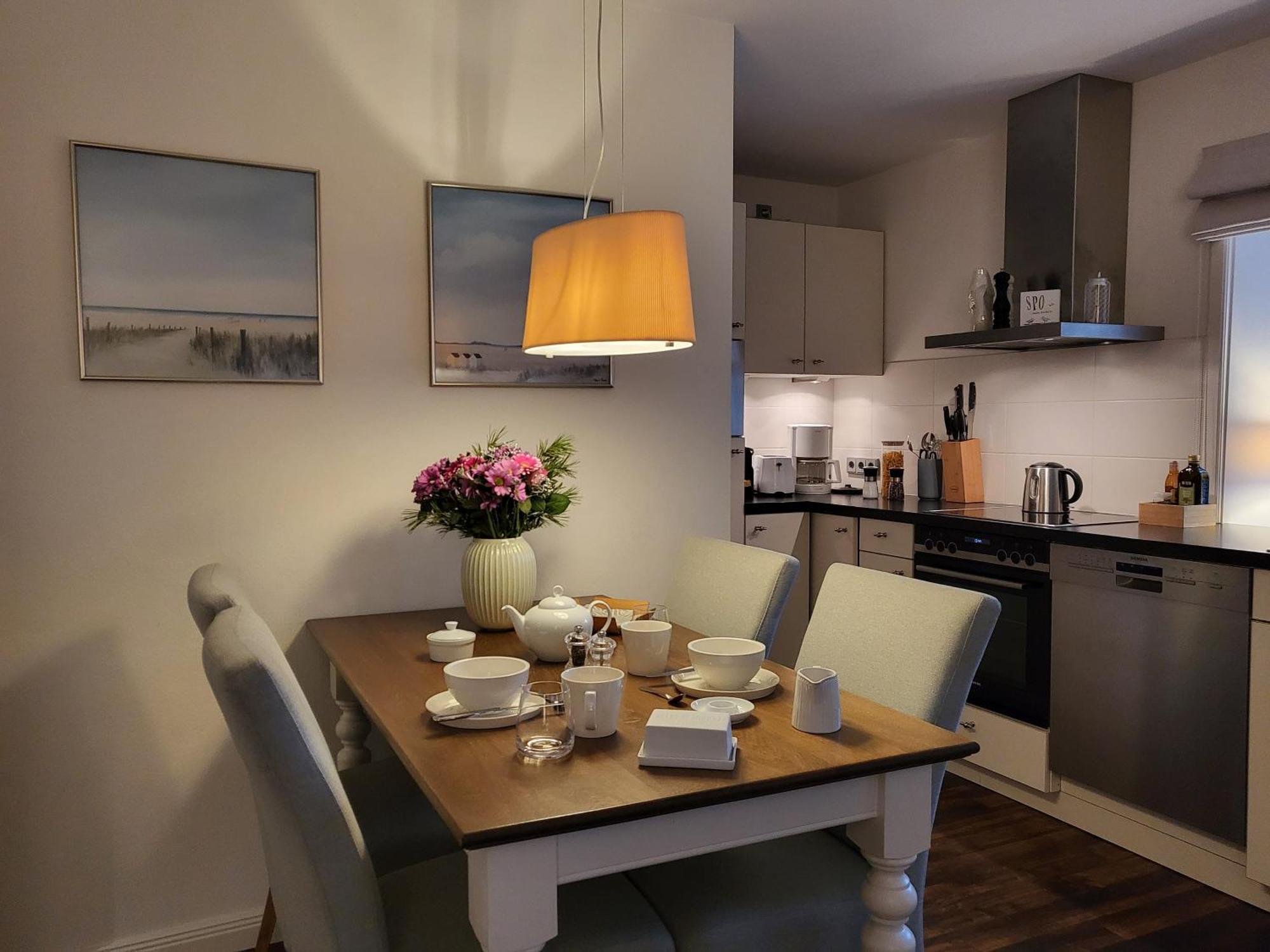 Ferienwohnung 1 Im Reetdachhaus Muehlenhof Sankt Peter-Ording Bagian luar foto