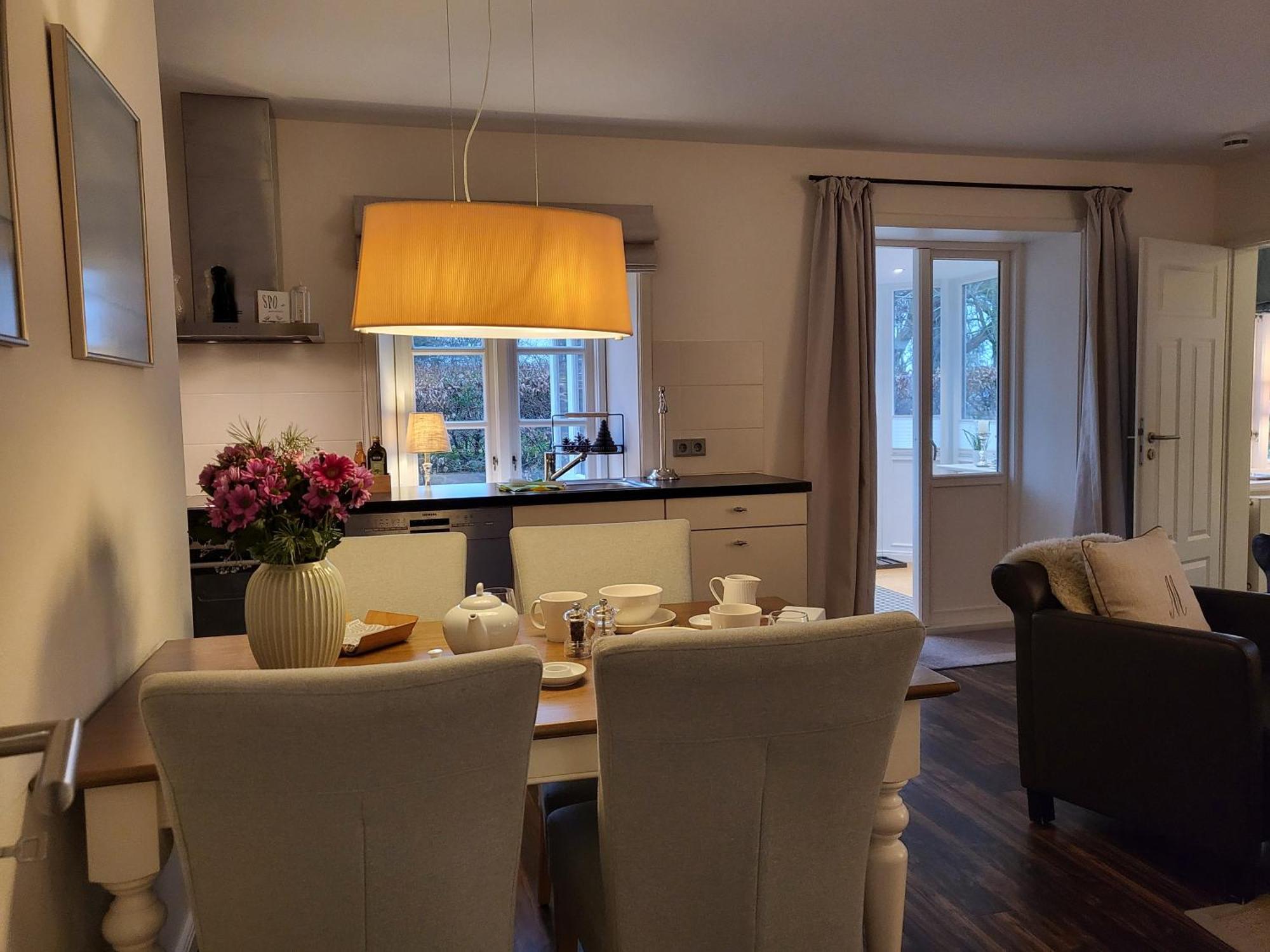 Ferienwohnung 1 Im Reetdachhaus Muehlenhof Sankt Peter-Ording Bagian luar foto
