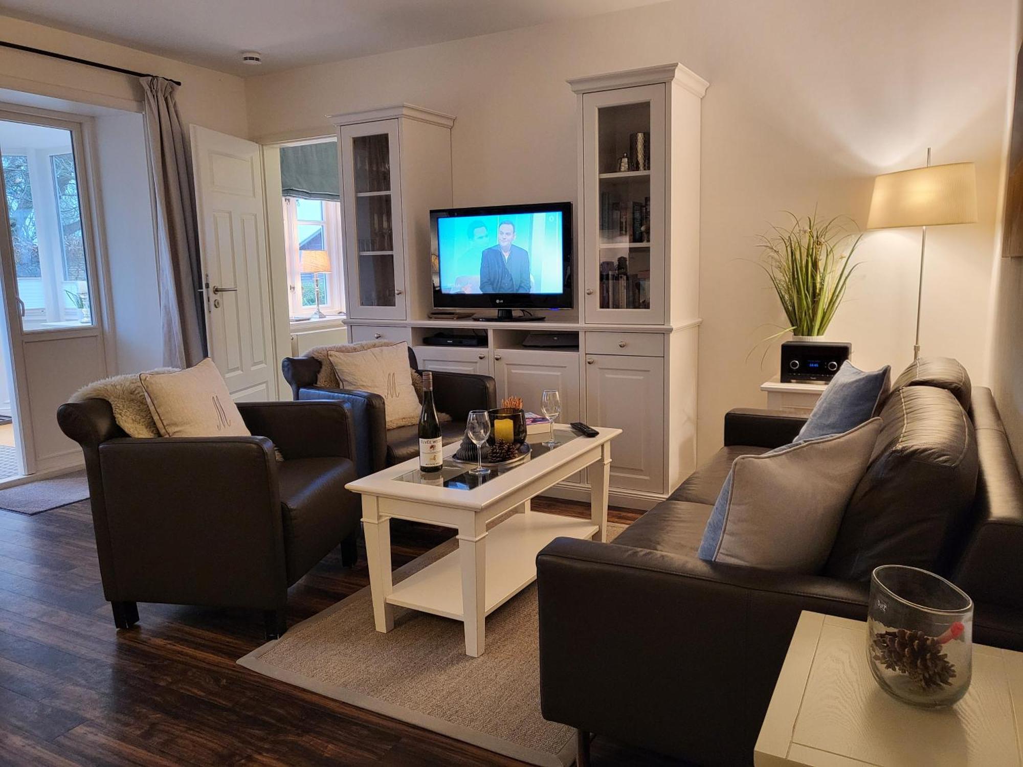 Ferienwohnung 1 Im Reetdachhaus Muehlenhof Sankt Peter-Ording Bagian luar foto