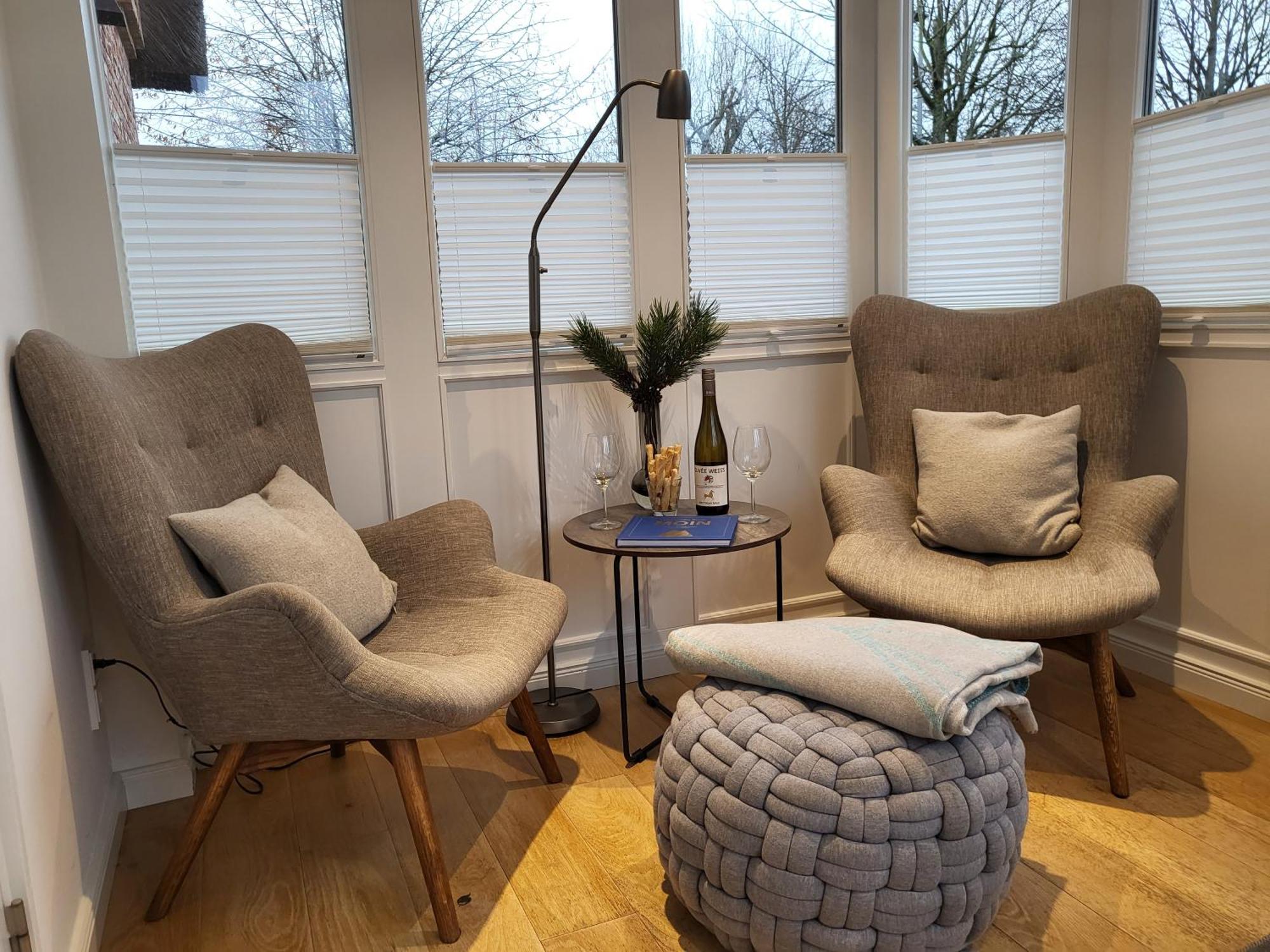 Ferienwohnung 1 Im Reetdachhaus Muehlenhof Sankt Peter-Ording Bagian luar foto